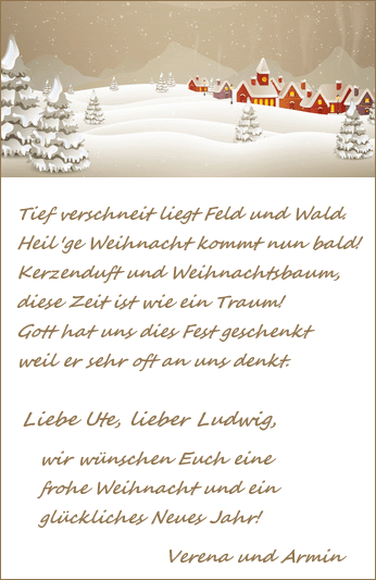 Weihnachtsgrusse Mit Einem Weihnachtsgedicht